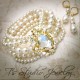 Gold Pearl Bridal Wedding Bracelet