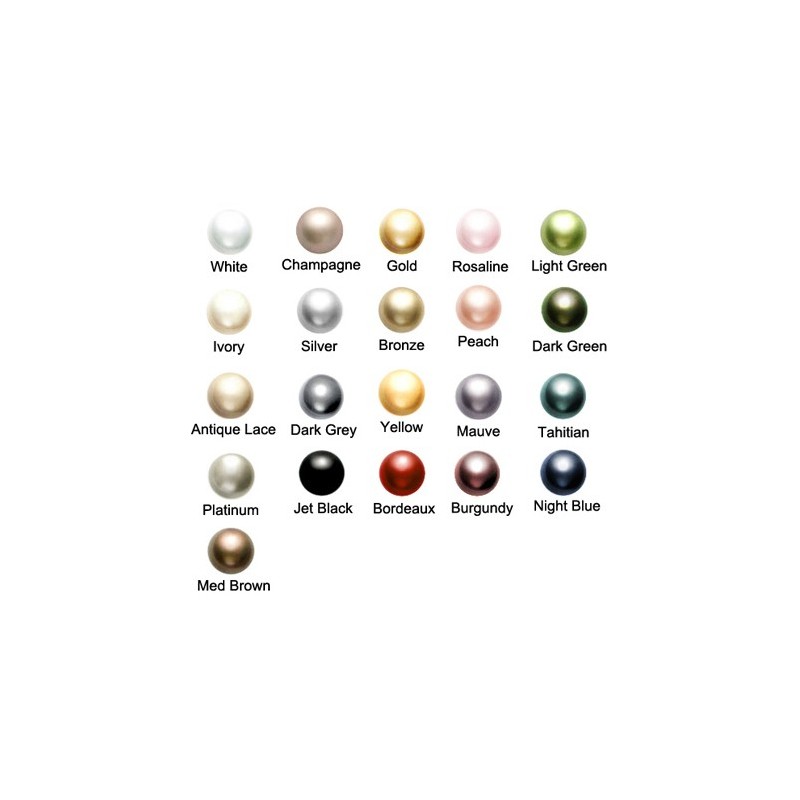 Swarovski Pearl Color Chart