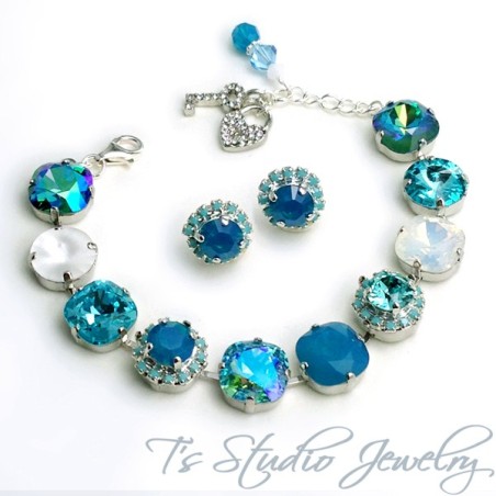 Turquoise Aqua Marine Spa Blue Bracelet
