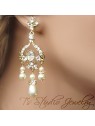 Chandelier Pearl Bridal Earrings Wedding Jewelry Earings