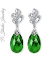 CZ & Swarovski Teardrop Bridesmaid Earrings CZ & Swarovski Teardrop Bridesmaid Earrings