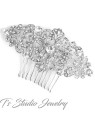 Vintage Style Rhinestone Crystal Bridal Hair Comb
