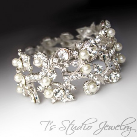 rhinestone cuff