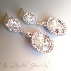 Round Crystal Bridesmaid Bracelet