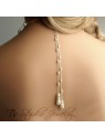 Pearl Back Drop Lariat Bridal Necklace