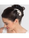 Freshwater Pearl & Crystal Bridal Hair Comb Silver or Gold