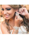 Pearl and Crystal Bridal Bracelet & Earrings Set