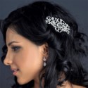 Silver Rhinestone Bridal Hair Comb