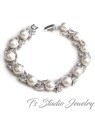 Great Gatsby Vintage Style Cubic Zirconia Bridal Bracelet Great Gatsby Vintage Style Cubic Zirconia Bridal Bracelet