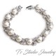 Great Gatsby Vintage Style Cubic Zirconia Bridal Bracelet