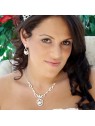 Gold Necklace & Earrings Bridal Jewelry Set
