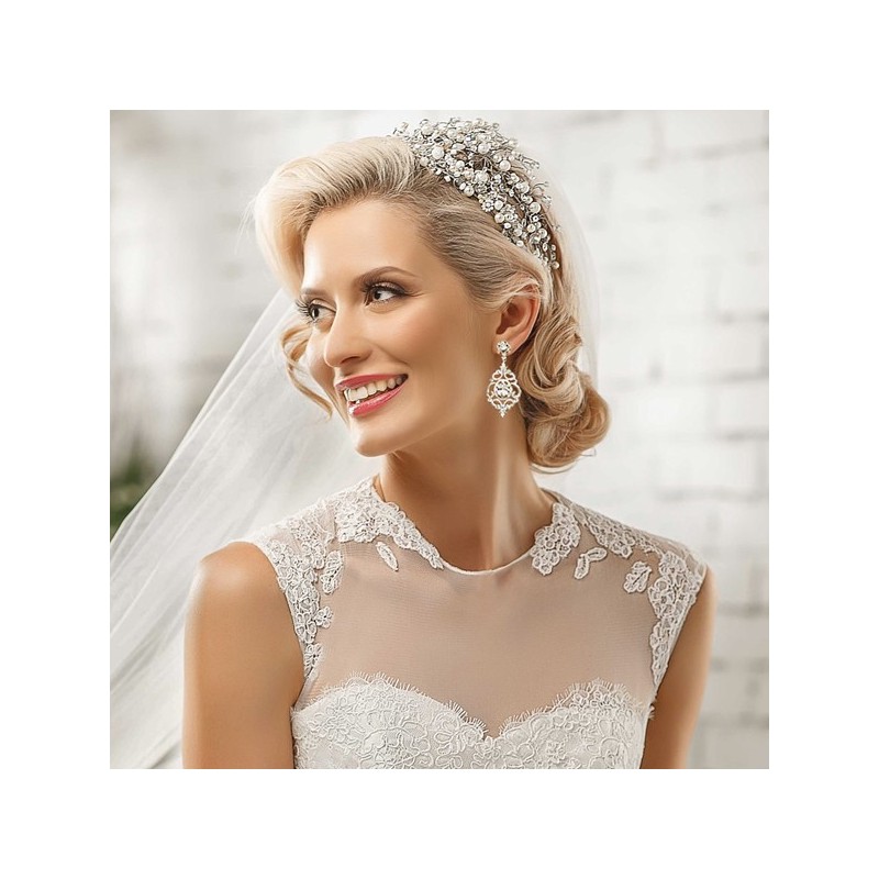 Silver Pave CZ Bridal Wedding Bracelet Silver Pave CZ Bridal Wedding Bracelet