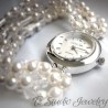 Swarovski  Pearl Bridal Bracelet Watch