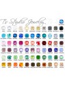 Rainbow Cushion Cut Swarovski Crystal Cufflinks - Choose your Color