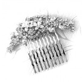 Crystal Butterfly Bridal Hair Comb