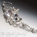 CZ Cubic Zirconia Crystal Wedding Bridal Bracelet