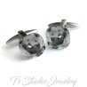 Crystal Clear Cushion Cut Swarovski Crystal Cufflinks