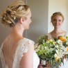Pearl and CZ Backdrop Bridal Necklace Earrings Wedding Jewelry Set