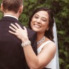 Pearl and Crystal Bridal Wedding Jewelry Necklace Earrings Set