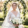 Pearl and Cubic Zirconia Bridal Wedding Necklace Earring Jewelry Set