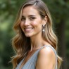 Light Grey Crystal Necklace Earrings Set - Bridesmaid Gift Set
