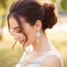 Pearl Bridal Chandelier Earrings - Vintage Style Wedding Jewelry