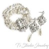 Pearl Bridal Chandelier Earrings - Vintage Style Wedding Jewelry