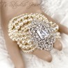 Romantic Vintage Style Rhinestone Crystal Chandelier Bridal Earrings