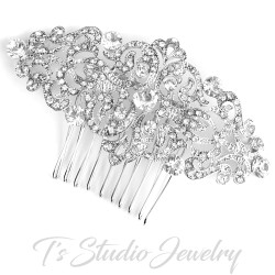 Romantic Vintage Style Rhinestone Crystal Chandelier Bridal Earrings