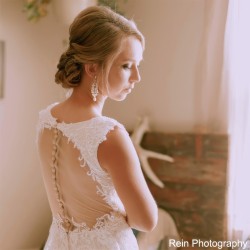 Gold Pearl and Crystal Rhinestone Chandelier Bridal Wedding Earrings