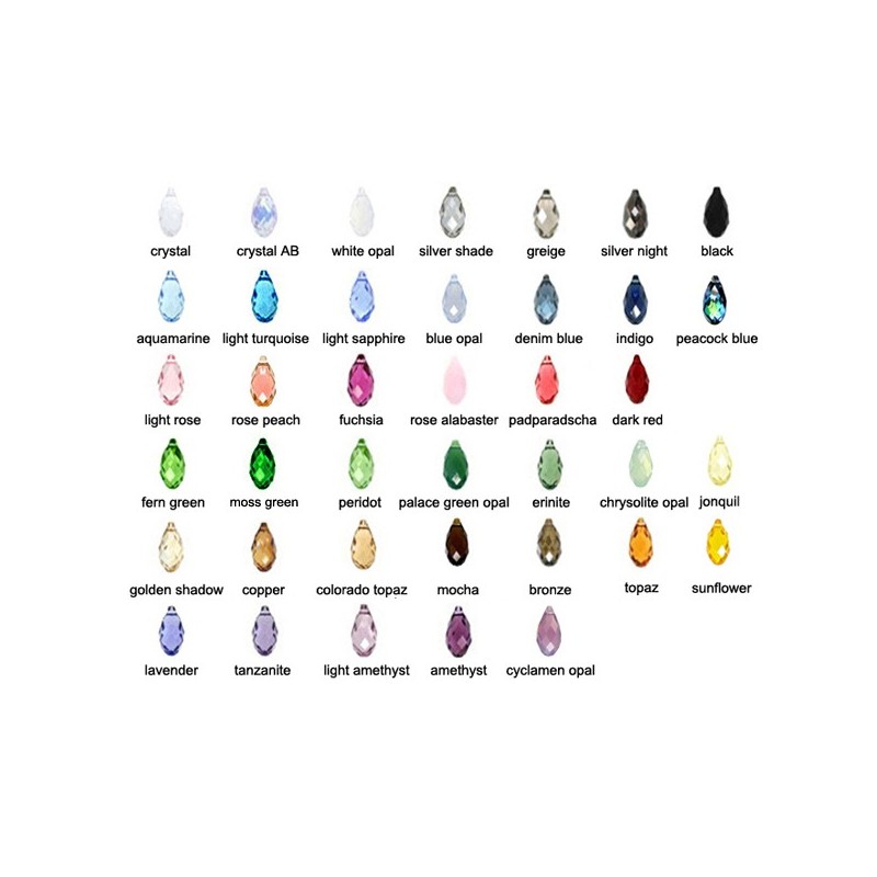 crystal color chart