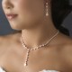 Square CZ Bridal Jewelry Set