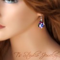 Rainbow Crystal Teardrop Bridesmaid Earrings