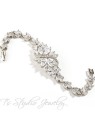 Marquis CZ Silver Bridal Bracelet Marquis CZ Silver Bridal Bracelet